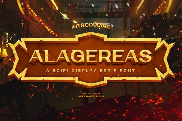 Alagereas Font: Elevate Your Brand with Sci-Fi Elegance