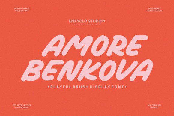 Amore Benkova Font for Small Business Branding