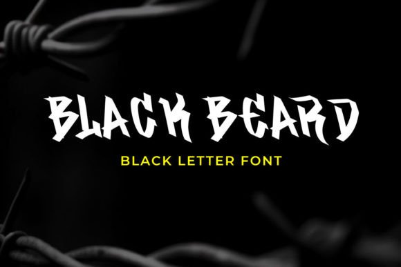 Black Beard Font for Stronger Marketing and Brand Design
