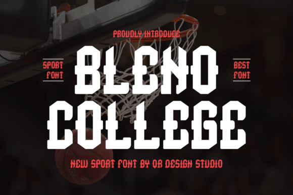 Bleno College Font for Editorial Design Projects