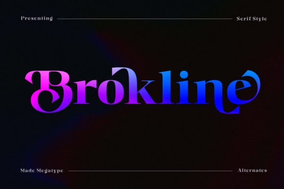 Brokline Font for Modern Marketing and Branding