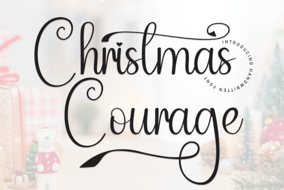 Christmas Courage Font for Professional Branding and Creative Designs