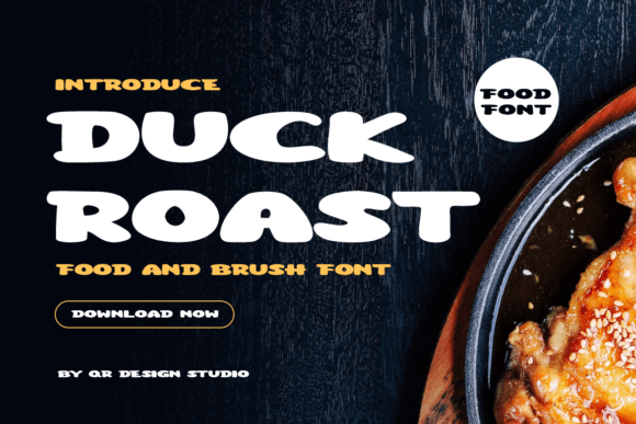 Duck Roast Font: Elevate Your Brand with a Fun and Cute Script Typeface