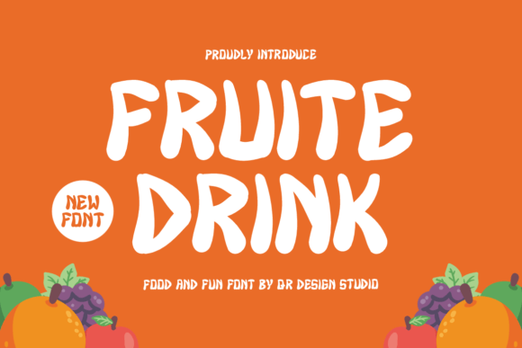 Fruite Drink Font for Creative Branding and Design Projects