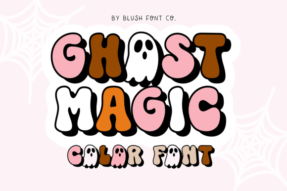 Ghost Magic Color: A Playful Font for Creative Branding Projects