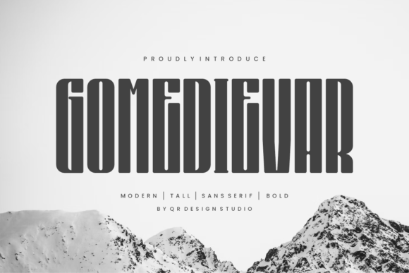 Gomedievar Font for Creative Branding and Handmade Designs