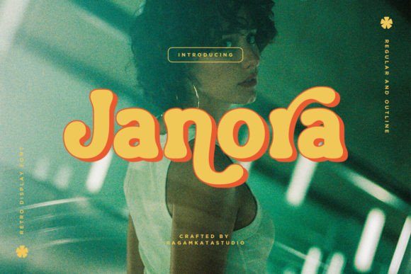 Janora Font: A Bold, Retro Serif for Memorable Branding