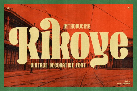 Kikoye: A Bold Medieval-Inspired Serif Font for Digital Design