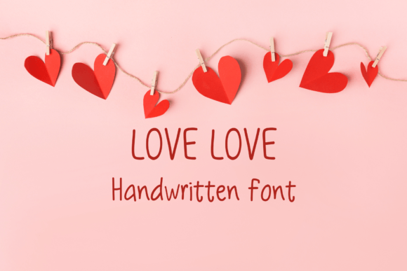 Love Love Font: A Handwritten Script for Sweet Editorial Design