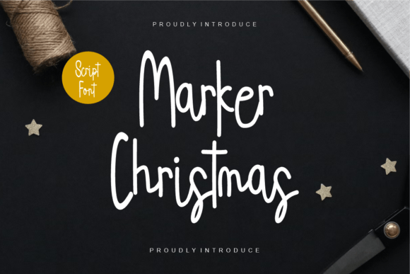 Marker Christmas Font: A Joyful Typeface for Editorial Design