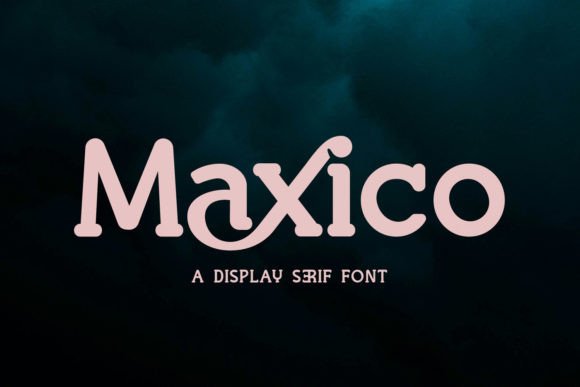 Maxico Font for Classy Web Design and Branding