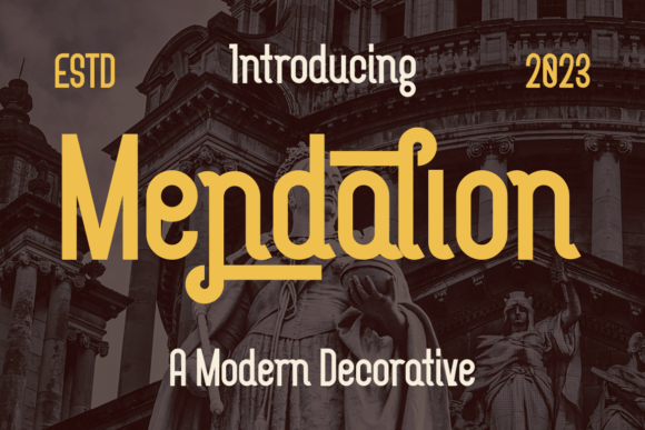 Mendalion Font – A Bold Typeface for Memorable Branding