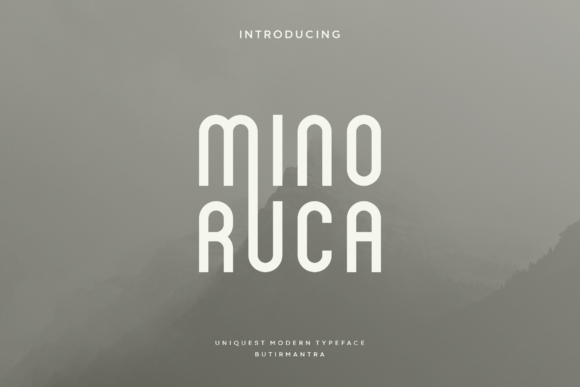 Minoruca Font: A Display Typeface for Editorial Design