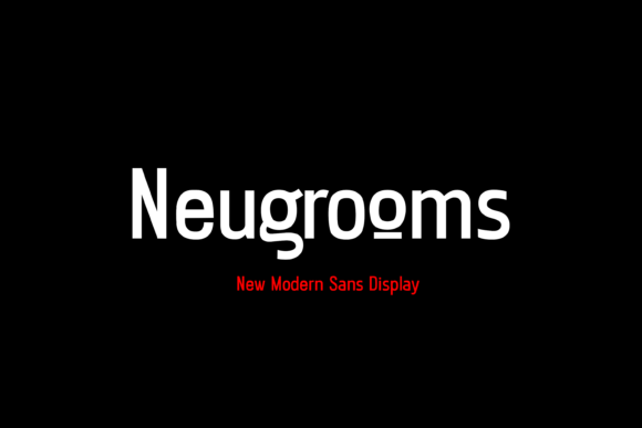 Neugrooms Font: A Modern Typeface for Polished Branding