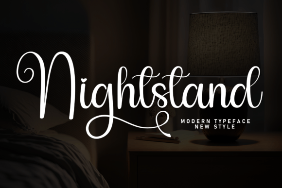 Nightstand Font for Creative Branding Projects