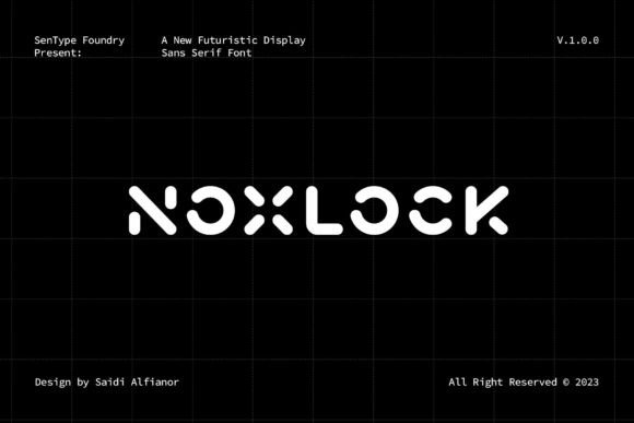 Noxlock Font for Modern Branding and Creative Projects