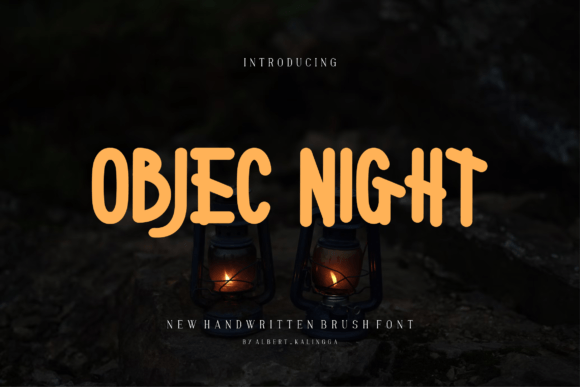 Objec Night Font: A Bold Typeface for Modern Branding
