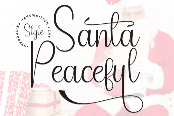 Santa Peaceful Font Review: A Sweet and Friendly Display Typeface
