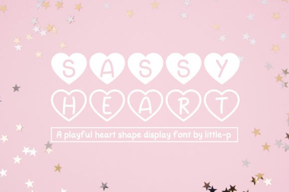 Sassy Heart Font for Playful Web Design and Branding