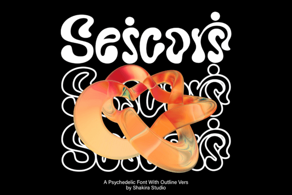 Seicori Font Review: A Psychedelic Serif for Creative Branding