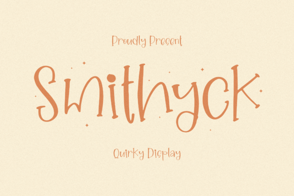 Smithyck: A Quirky Display Font for Creative Projects