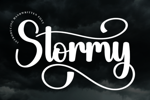 Stormy Font: A Sweet Script for Web Design