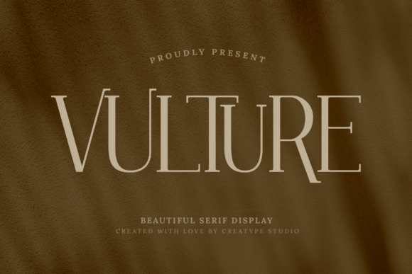 Vulture Typeface: A Modern Serif for Polished Branding