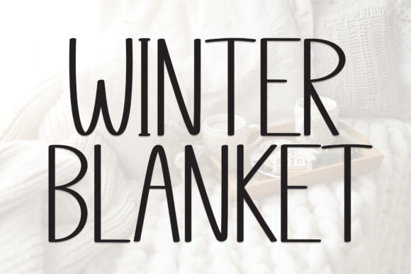 Winter Blanket Font for Web Design and Branding Projects