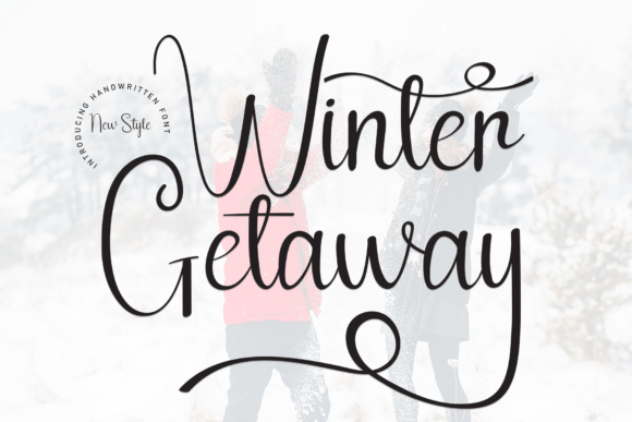 Winter Getaway Font: A Sweet Addition to Editorial Design